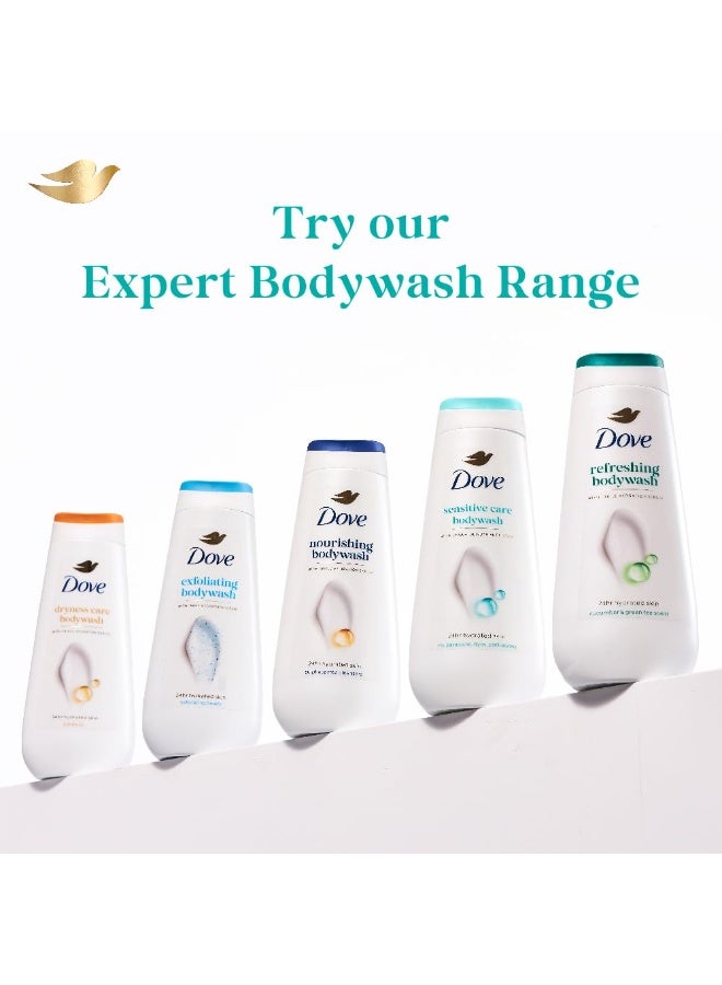 دوف غسول الجسم دوف للعناية بالبشرة الحساسة مع سيروم الترطيب الثلاثي، 300 مل - Image 4